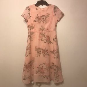 Beautiful girls BCBGirls floral pink dress